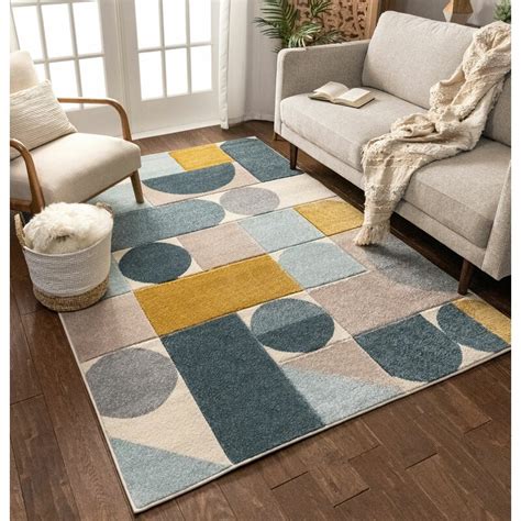 wayfair geometric rug